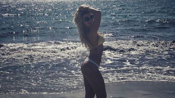 Ailén Bechara desde España: Mi novio está trabajando y yo acompáñandolo