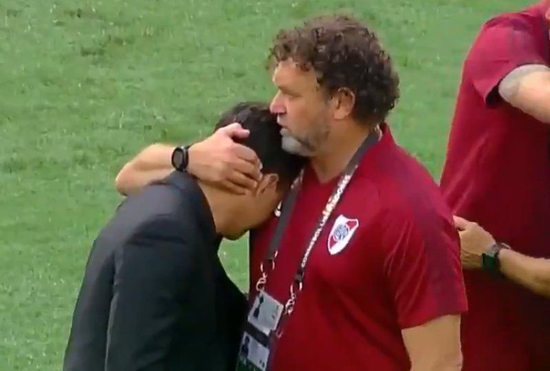 El llanto de Gallardo luego de la dolorosa derrota de River contra Flamengo