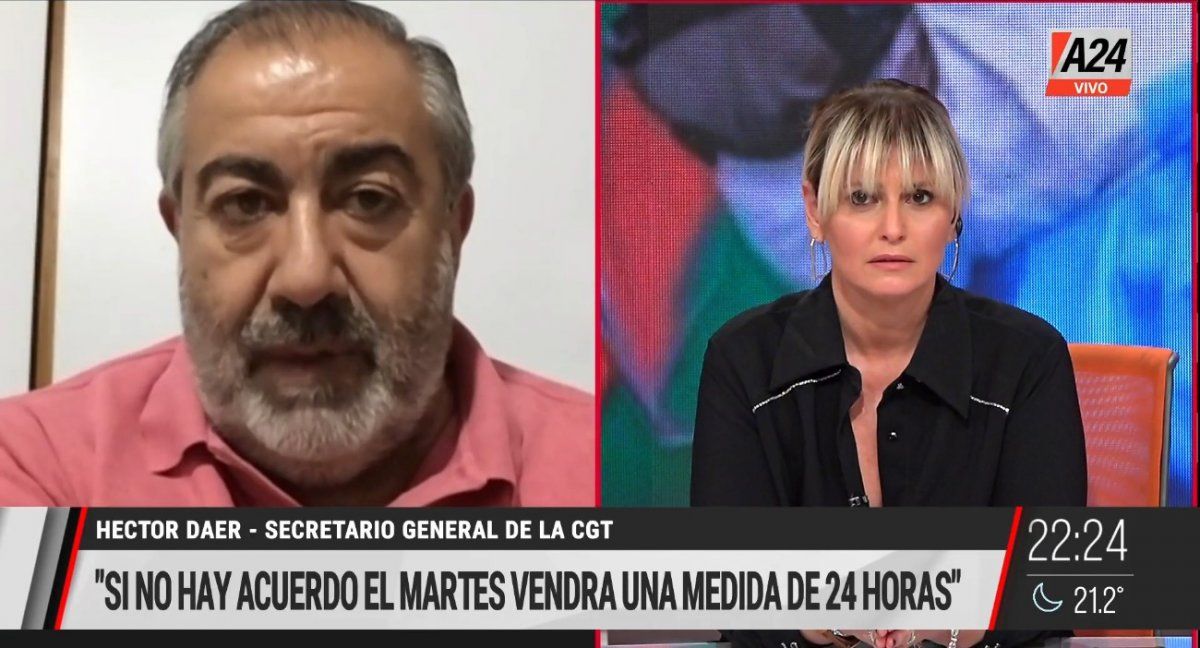 Héctor Daer con Romina Manguel.