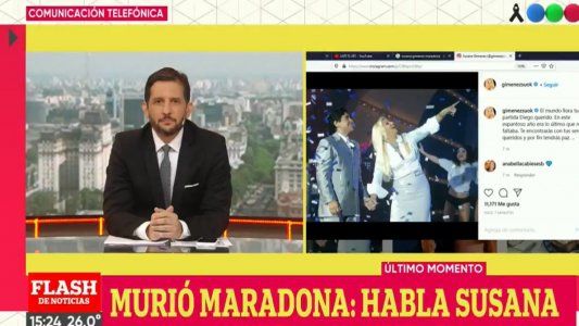 Duras frases de Susana Giménez sobre la muerte de Diego Maradona: Hizo todo lo posible para morirse