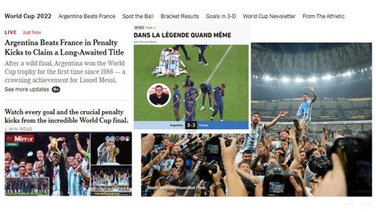 Argentina Campeón del Mundo: las tapas de los principales diarios del mundo reflejaron la alegría albiceleste