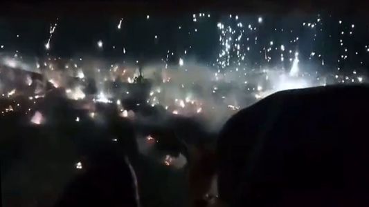Video: bombas incendiarias de Rusia encendieron la noche de Ucrania