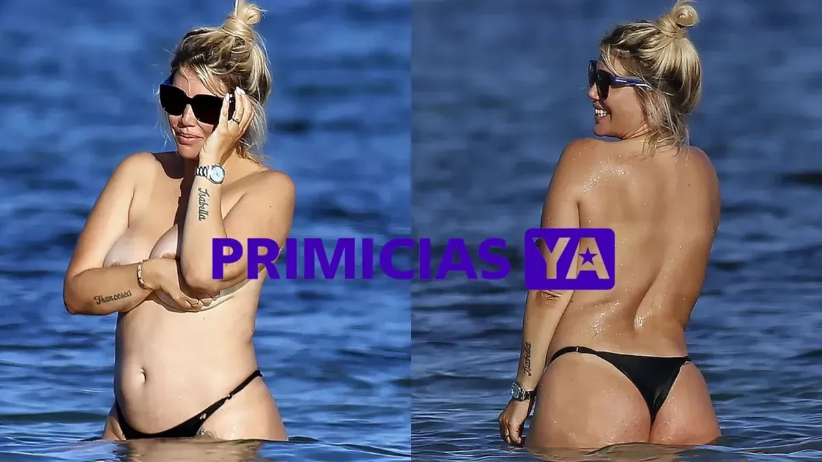 Aparecieron más fotos de Wanda Nara al natural y hay una debate: ¿abusa del  Photoshop?