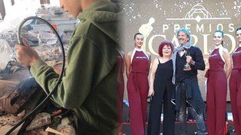 Yaco, el hijo de Facundo Arana, le envió energía para que su papá gane el Premio Carlos