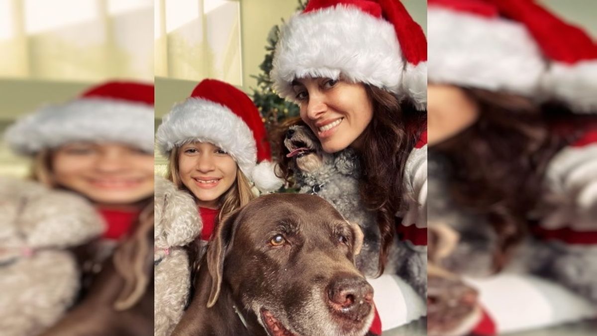 Débora Bello y su hija Nina pasaron las fiestas sin Diego Torres, tras 17 años en pareja. 