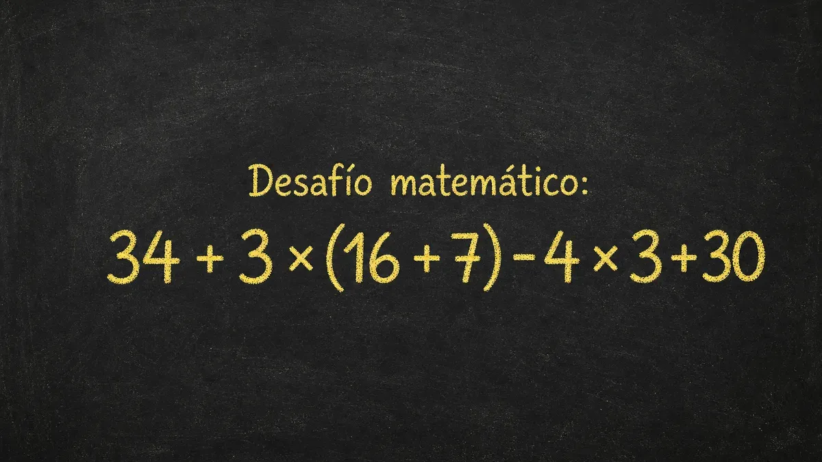 Imagen de pizarra para Desafío Matemático: este juego numérico para resolver antes de seguir leyendo
