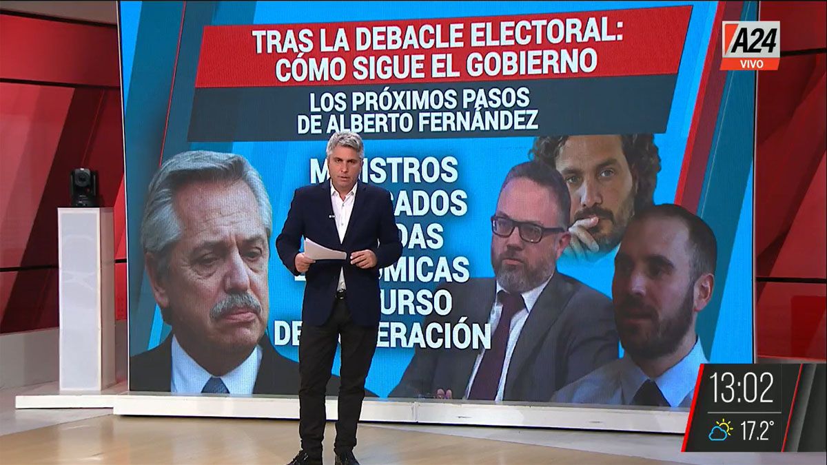 El gobierno de Alberto Fernández enfrenta a las críticas internas del kirchnerismo (Foto: Captura de TV)