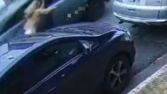 Brutal robo frente a una escuela: se tiró desesperada para salvar a un chico y casi termina de la peor manera