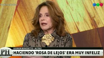 Leonor Benedetto y su mala experiencia con la fama: La pasé muy mal
