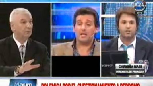 Fuerte discusión en el programa de Mauro por el escándalo Perdomo