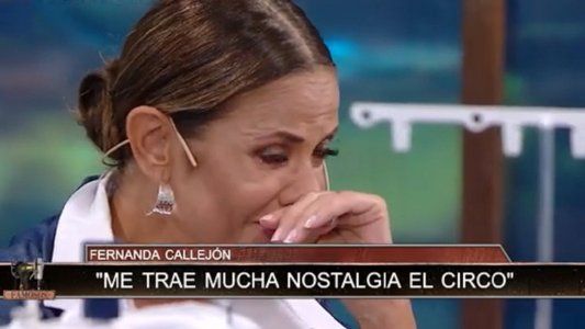 El llanto de María Fernanda Callejón al recordar su infancia y su vínculo con el circo