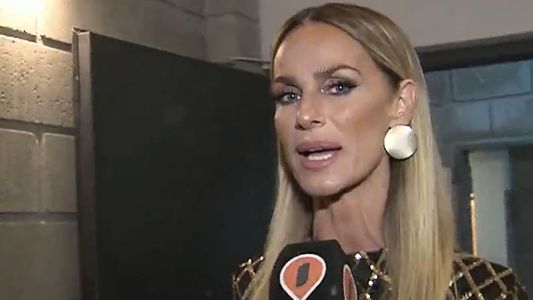 Sabrina Rojas no pudo ocultar la buena onda con el Tucu López