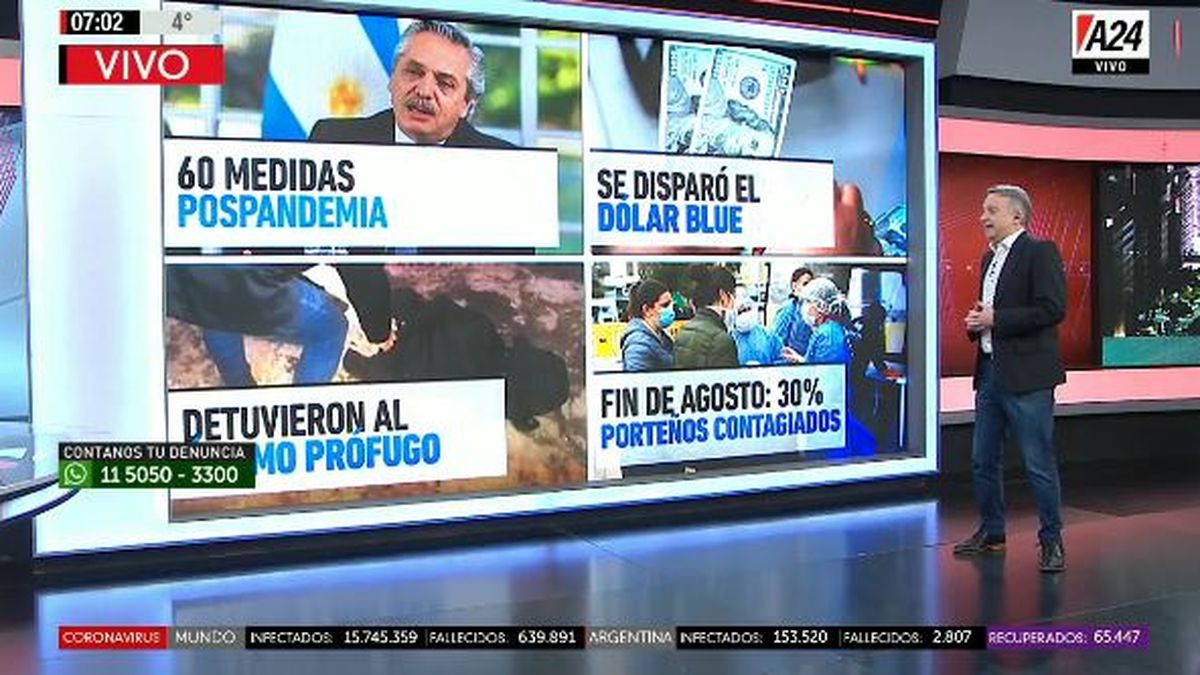 El resumen de noticias para el fin de semana en Vivo el Sábado por A24