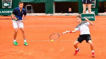 Roland Garros: Pella y Schwartzman perdieron en la semifinal de dobles