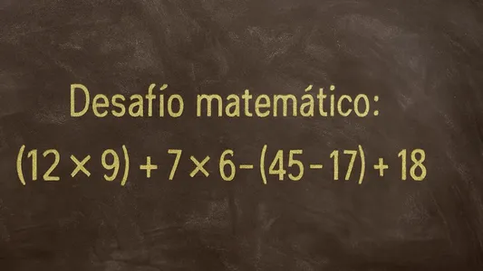 Desafío matemático: ¿en cuánto tiempo lográs resolverlo?