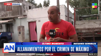 Nahuel Suárez, el periodista de América Noticias enviado a Rosario (Foto: captura de video).