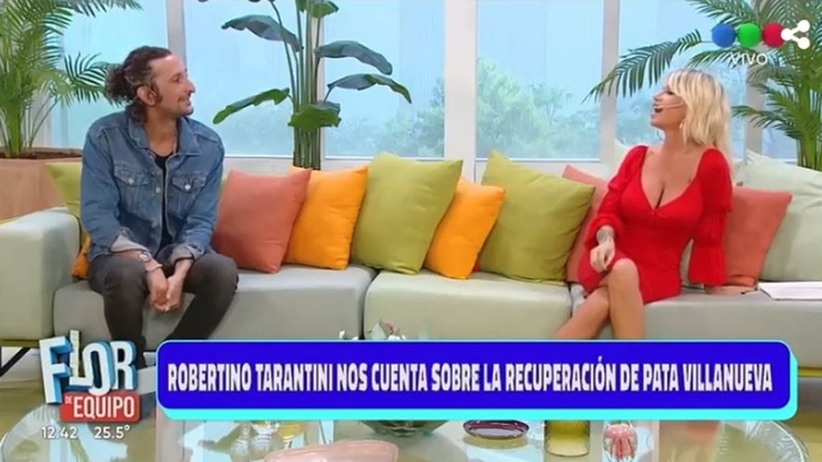 Robertino Tarantini sorprendi&oacute; a Florencia Pe&ntilde;a en Flor de equipo, al contarle que ella iba a bailar a su boliche en Costanera a&ntilde;os atr&aacute;s.&nbsp;