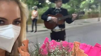 Alejandra Maglietti fue sorprendida a la salida de su trabajo