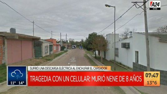 Tragedia en Concordia: un nene de 8 años murió al enchufar su celular