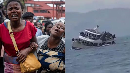 El trágico video de cómo se hundió un barco con 78 pasajeros en el Congo: hay decenas de muertos