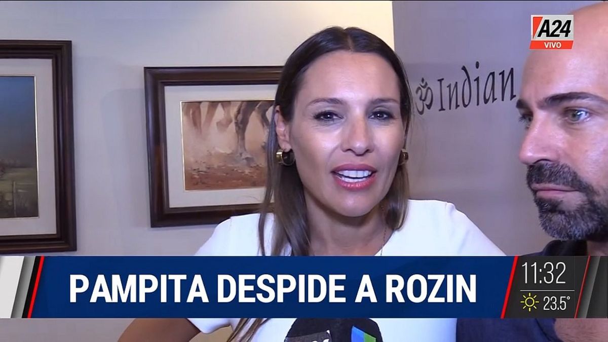Pampita, conmovida por la muerte de Gerardo Rozín