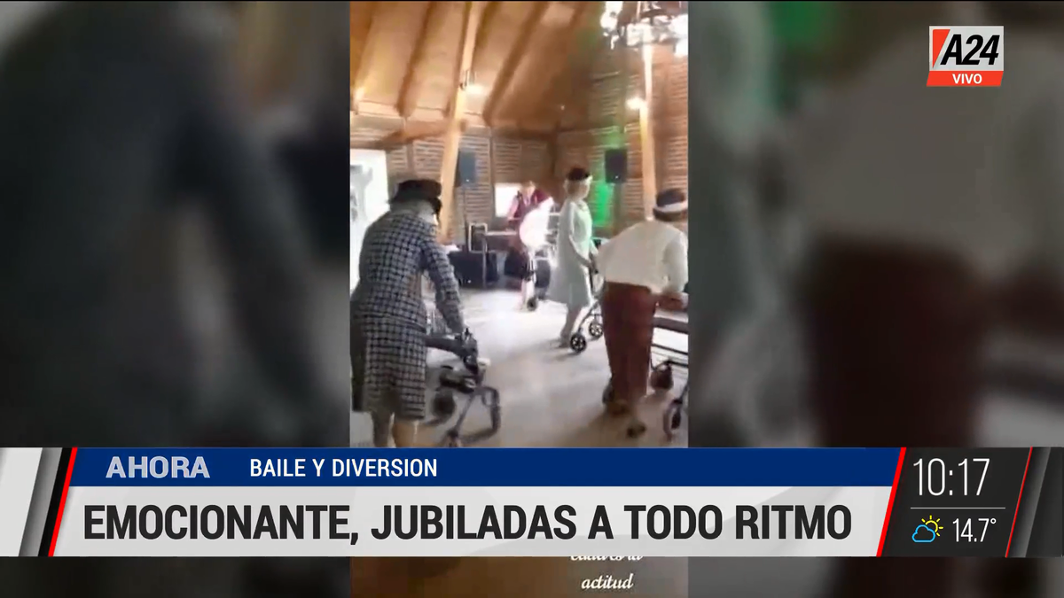 La receta de la juventud de unas abuelas con el mejor swing. (Captura de Tv)