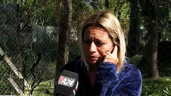 La madre de uno de los jóvenes que se encontraba en la granja La Razón de Vivir (Foto: captura de TV).