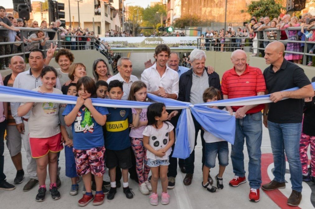 Andreotti inauguró el quinto túnel construido con fondos municipales