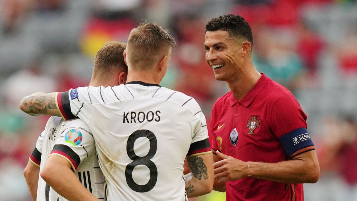 Cristiano Ronaldo y Toni Kroos recordaron tiempos felices en Real Madrid tras el partido.