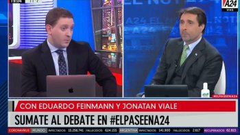 El pase: Eduardo Feinmann y Jonatan Viale discutieron sobre la inseguridad, el parte diario y la cuarentena
