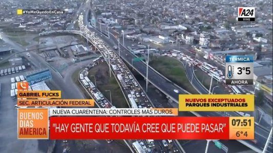 Mañana se ordenará, la promesa del Ministerio de Seguridad sobre retenes