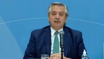 Alberto Fernández anunció un bono de $6.500 para terapistas y pidió no hacer política con la pandemia