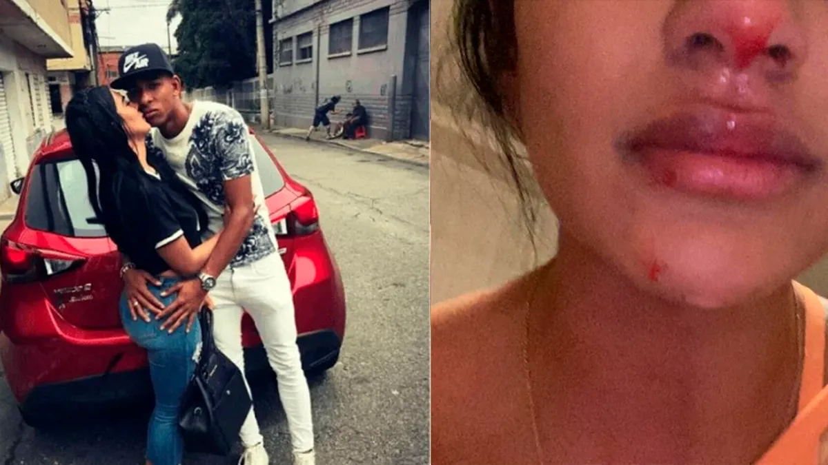 Sebastián Villa junto a su ex