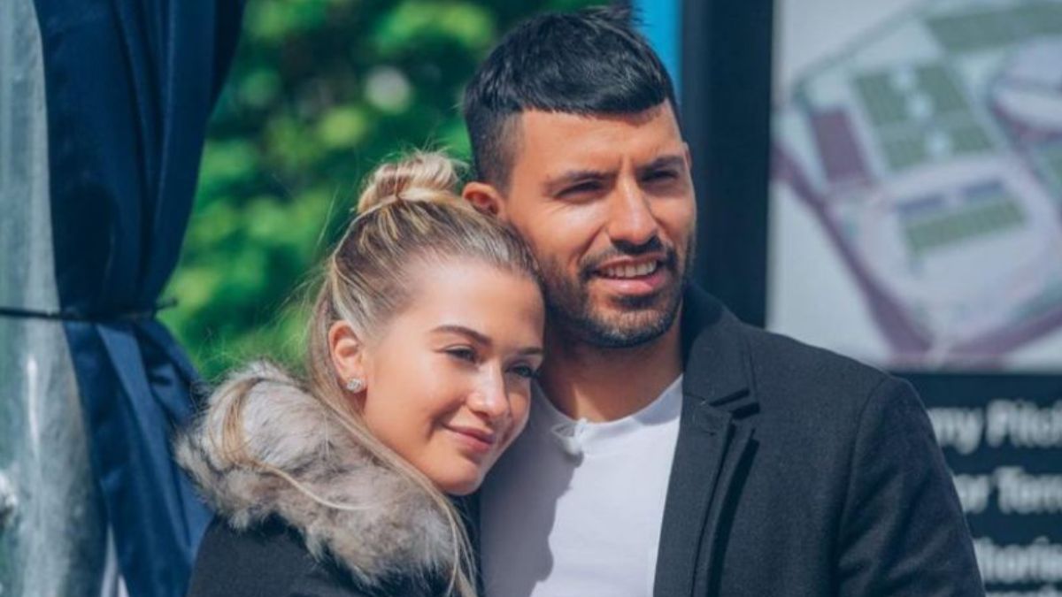 Kun Agüero y Sofia Calzetti