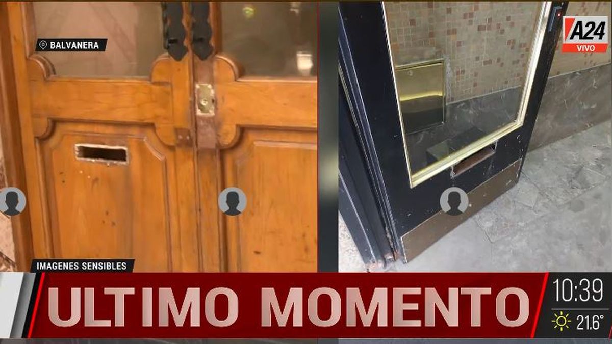 Balvanera: volvieron a atacar los roba bronces en los edificios. (Captura de Tv)