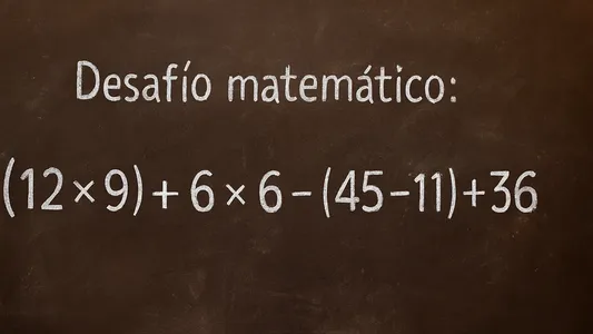 Desafío matemático: ¿cuánto tiempo te lleva resolverlo?