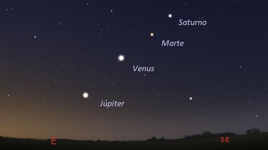 Cuatro planetas se alinean en el cielo y ofrecerán un espectacular paisaje: ¿cuándo podrá verse?