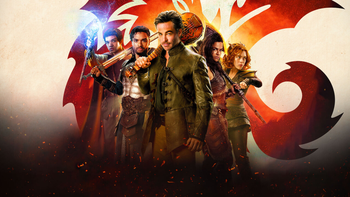 Chris Pine y Michelle Rodriguez lideran al equipo en esta épica aventura llena de magia y acción. Foto: Netflix. Chris Pine y Michelle Rodriguez lideran al equipo en esta épica aventura llena de magia y acción. Foto: Netflix.