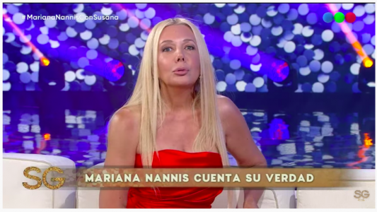 Mariana Nannis con Susana Giménez: ¿Claudio Caniggia se acostó con la mujer de un amigo?