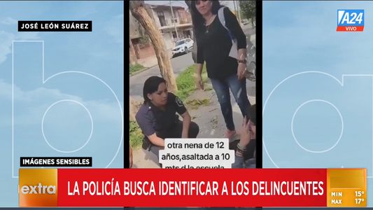 Una nena de 12 años contó, entre lágrimas, cómo le robaron en la calle