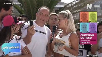 Sol Pérez encaró a un hombre que le filmaba la cola