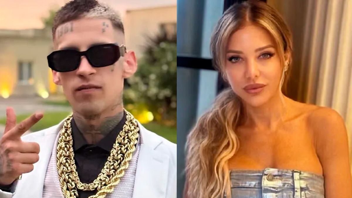La reacción de L-Gante a una foto hot de Evangelina Anderson tras su divorcio de Martín Demichelis.