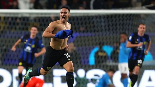 ¡Héroe! Lautaro Martínez le dio la Supercopa de Italia a Inter sobre el final del partido
