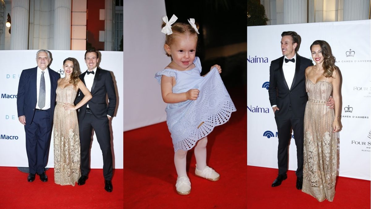 El diputado porteño Ricardo López Murphy junto a Pampita y Moritán. Anita Moritán, otra de las estrellas de la noche.&nbsp;