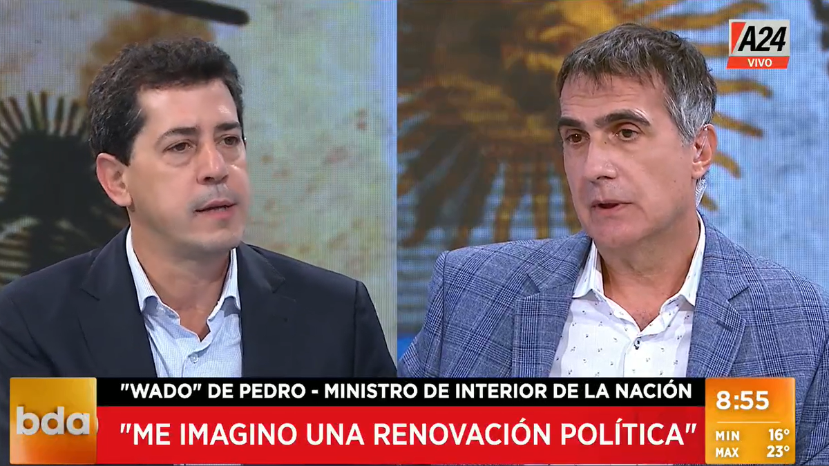 Exclusivo A24 | Wado de Pedro: Me duele lo que no pudimos hacer como Gobierno