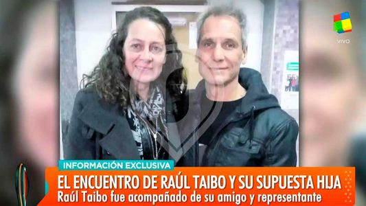 Raúl Taibo se encontró con Claudia Zucco, su supuesta hija