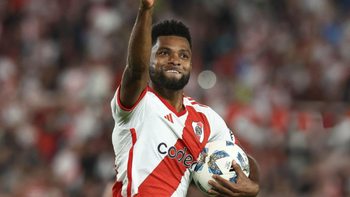 Con un doblete de Borja, River se lo dio vuelta a Rosario Central y se metió entre los cuatro primeros en la Copa de la Liga