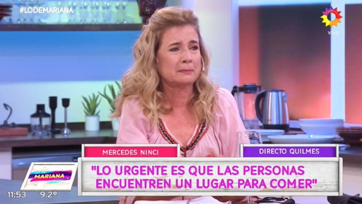 Mercedes Ninci: Me pone mal tanta pobreza