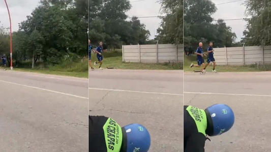 Mundial Sub 20 | Quiso saludar a Mascherano y terminó con la moto en el piso: Eh, Masche...