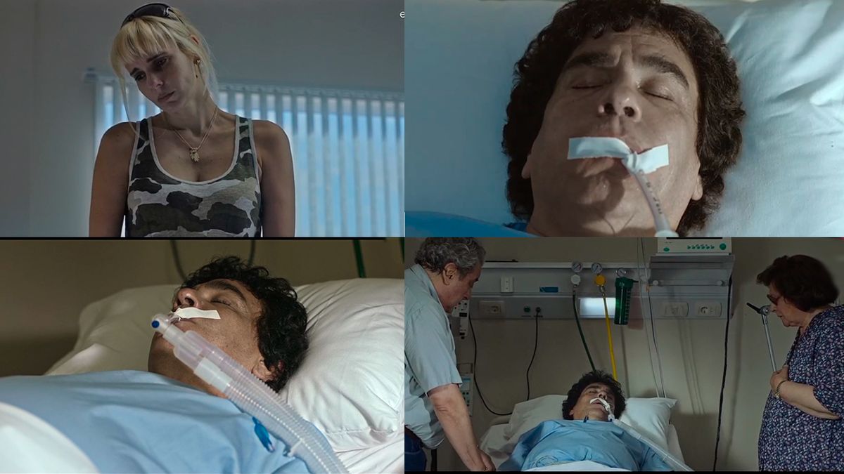 Sueño Bendito: la foto real de Diego Maradona internado.